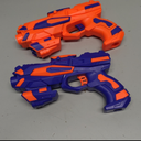 2 Pack Blaster Guns Boys Toy-with 60 Soft Foam Darts Bullets& 2 Wrist Bands-Kids Hand Gun Toys Gifts Party Supplies for 3,4,5,6,7,8,9 Years Kids