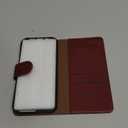 Wallet Case for iPhone 16 Pro 6.3" with RFID-Blocking Credit Card Holder, PU Leather Folio Flip Cover Women Men Protective Phone Case Compatible with Apple 16 Pro, Wine Red