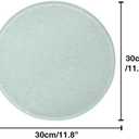 20pcs 11.8" Glass Round Cutting Board, Sublimation Blanks, Tempered Glass with White Coating Rough, Bulk for DIY Print, Heat Press Printing, One Size