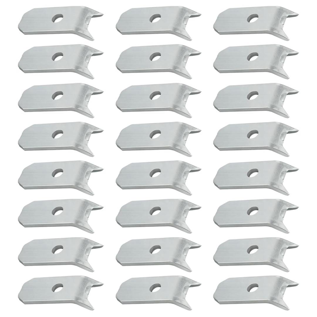 24 Pack Trailer Wood Deck Clips for Deck & Flooring Hold Down
