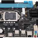 LGA 1155 2 placa base para juegos - Chipset H61, 6 USB 2.0, DDR3, M.2 NVMe, LAN de 100 Mbps, Micro ATX, compatible con I3/I5/I7