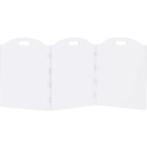 Freestanding Pet Gate Collection,Non-Metal Gates for Pets,Feoyoho Foldable Clear Acrylic Pet Dogs Cats Gate for Doorways Stairs House Folding Indoor Barrier Fence,3 Panels