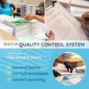 Blue Summit Blank W2 3 Up Tax Forms 2025, W2 Perforated Paper 500 Employee Sets, Ideal for E-Filing, Compatible with Quickbooks and Laser or Inkjet Printers, 500 Sheets