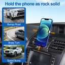 Car Phone Mount Compatible with Subaru Forester 2013-2018, Center Console Air Outlet Cell Phone Holder, Handsfree Air Vent Phone Stand, Telescopic Arm Holder-B Style