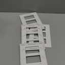 BESTTEN (5 Pack) USWP4 Matte White Series, 3-Gang Screwless Wall Plate, Decor Outlet Cover, H4.69 x W6.54, for Light Switch, Dimmer, USB, GFCI, Receptacle, UL Listed