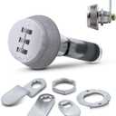 Combi-Cam 7850R-S Combination Cam Lock, 5/8" Chrome Finish
