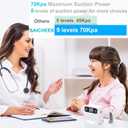 Electric Nasal Aspirator with Storage Box, 70Kpa Electric Nose Suction Nose Sucker for Baby,3 Silicone Tips,9 Suction Levels,Light Function,Anti-Reflux Design,BC-026