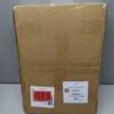 Step Stool for Adults,Holds up to 500Lb,Heavy Duty Sturdy Two Step Stool for Kichen/Bathroom/High beds, Wooden&Metal Frame, Non-Slip Pads (Brown)