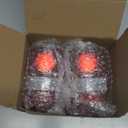 2 Solar with Sound Strobe Light, Wall Mounted Outdoor Motion Red Sensor Alarm, 4 Modes of Motion Sensor, Alarm 129dB for Home Fence Farm Yard Garage Barn