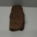 Biscaynebay Wrap Around Bed Skirts for King & Cal King Beds 16" Drop, Brown Adjustable Elastic Dust Ruffles Easy Fit Wrinkle & Fade Resistant Silky Luxurious Fabric Solid Machine Washable