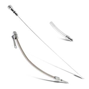 munirater LS Flexible Stainless Oil Dipstick Replacement for LSX LS1 LS2 LS6 4.8L 5.7L 6.0L 6.2L