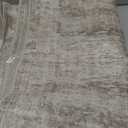 Long Hallway Runner Rug- Carpet Runners for Hallway 12ft, Anti Slip Backing Washable Rug Runner for Bathroom, Entrance, Living Room, Soft Low Pile Modern Rug Runner(2'x12', Brown/Ivory)