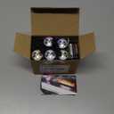 EverBrite 6-Pack Mini Flashlights, Glow in Dark Flashlights, Aluminum LED Flashlights Party Favors Assorted Colors for Camping, Hiking, Indoor, 18XAAA Batteries Included