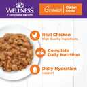 Wellness Complete Health Gravy Adult Wet Cat Food, Natural, Protein-Rich, Grain Free, 5.5 Ounce , 12 Pack, (Chicken Dinner) (EXP 10/07/25)