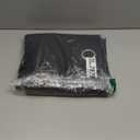 NICETOWN Halloween Pitch Black Solid Thermal Insulated Grommet Blackout Curtains/Drapes for Bedroom Window (2 Panels, 42 inches Wide by 63 inches Long, Black)