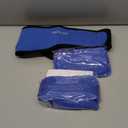 LotFancy Face Ice Pack Wrap for TMJ, Wisdom Teeth, with 4 Reusable Hot Cold Therapy Gel Packs, Pain Relief for Head, Oral and Facial Surgery, Dental Implants, Blue (Blue(one Size Fits Most)