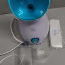 Pure Daily Care NanoSteamer Large 3-in-1 Nano Ionic Facial Steamer with Precise Temp Control - Humidifier - Unclogs Pores - Blackheads - Spa Quality - Bonus 5 Piece Stainless Steel Skin Kit (Teal)