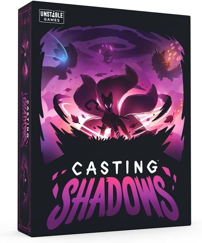 Unstable Games Casting Shadows Board Game - Turn-Based Fantasy Strategy Game for 2-4 Players, Ages 12 and Up - 30-60 Minute Gameplay from the Creators of Unstable Unicorns and Here to Slay