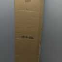 5-Light Farmhouse Chandelier, 17.72" Rustic Drum Dining Room Light Fixture, Vintage Wood Finish Metal Hanging Pendant Lighting, Industrial Candle Chandeliers for Living Room Kitchen Entryway Bedroom