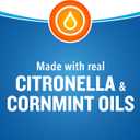 Cutter Candle, 17 Ounces, Outdoor Candle Made with Real Citronella Oil and Cornmint Oil Reduces The Presence of Mosquitoes with A Light, Fragrant Citronella and Mint Scent, 6 Pack