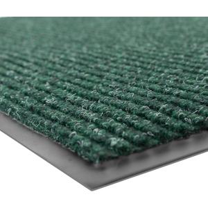 Notrax 109 Brush Step Carpeted Indoor/Outdoor Entrance Mat for Home or Office, 4' X 6', Absorbent Slip Resistant Heavy Duty Entry Mat, Hunter Green, 109S0046GN