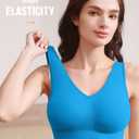 BESTENA Sports Bras for Women, Seamless Comfortable Yoga Bra with Removable Pads (L)
