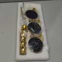 Candlestick Holders, Taper Candle Holder for Candlesticks Gold Brass Vintage Candle Stick Candle Holders Candelabra Candle Holder for Fireplace Party Dining Home (Set of 2)