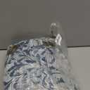 jinchan Blackout Curtains for Bedroom 63 Inch Length 2 Panels Blue Scroll Floral Window Curtains for Living Room Farmhouse Vintage Drapes Thermal Insulated Grommet Window Treatments