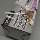 8 Blade All-in-1 Vegetable Chopper Mandoline Slicer with Container, Food Chopper, Onion Chopper, Veggie Cutter for Salad, Kitchen Gadgets Accessories Essentials, White