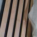 Art3d 4-Piece Wood Slat Acoustic Panels for Stylish Decor and Noise Reduction, 3D Textured Panel for Ceiling and Wall, Walnut (4Pcs - 94.5 * 7.9 inch)