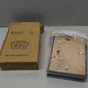 Upsimples 5x7 Picture Frame Set of 3, Made of High Definition Glass for 5 x 7 Black Frames, Wall and Tabletop Display Thin Border Photo Frame for Home Décor BLACK