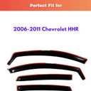 KPY Rain Guards Fit for 2006-2011 Chevrolet HHR, in-Channel Window Visors Vent Wind Deflectors 4PC, Car Accessories for 06-11 Chevy HHR
