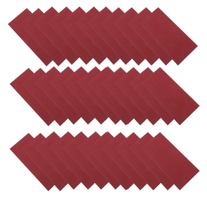 TEHAUX Disposable Dark Red Luncheon Napkins 30x43cm 50 Sheets, Paper Hand Towels for Weddings, Parties, Bathroom Guest Towels, Cocktail and Bridal Shower Use