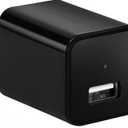 No Audio Charger Camera - Video-Only 1080P Small Camera with Motion Detection - Covert Nanny Cam for Home Indoor Security 