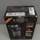 KRUPS Precision Burr Coffee Grinder: 12 Settings, 8 oz Capacity for Drip, French Press, Espresso, Pour Over, Cold Brew - Stainless Steel, 110W, Auto-Stop, Easy Clean - Coffee Grinders for Home Use