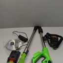 Cordless Weed Wacker,Electric Weed Eater,2 Batteries,Grass Trimmer Cordless,Lightweight and Foldable Design,Weed Erimmer Green GCJ
