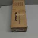 Amaoot Floating Shelves Set of 4, Home Wood Wall Shelf, Farmhouse Shelf for Bedroom, Wall Mounted Floating Shelf for Living Room, Bedroom, Bathroom, Kitchen, Office (Black)