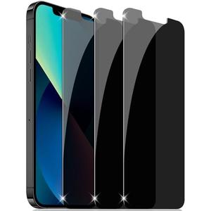 YMHML 3 Pack for iPhone 16e / 14/13 / 13 Pro Privacy Screen Protector, Anti Spy Privacy Screen for iPhone 14/13/13 Pro/16e Accessories, Private Case Friendly Film
