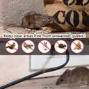 Angveirt Rodent Repellent Battery Operated Ultrasonic Mouse Repeller for Car Engines Squirrel Pest Repeller Under Hood Rat Repellent Mice Deterrent for House Garage Attic Indoor 1 Pack