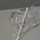 MEXAU White Tension Rod 16 To 26 Inch Spring Curtain Rod Adjustable Tension Curtain Rods No Drilling Short Tension Rod Extendable Small Spring Tension Curtain Rod for Closet Cupboard Bars Refrigerator