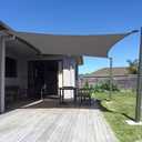 SUNNY GUARD Sun Shade Sail 14' X 18' Rectangle Sand UV Block Sunshade for Backyard Yard Deck Patio Garden Outdoor Activities and Facility
