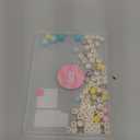 Kaciola 108 PCS Smiley Face Silicone Beads for Keychain Making, Flower Shape 15mm Silicone Focal Beads Bulk for Pens Jewelry Crafts DIY