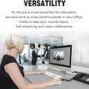 Document Camera for Teachers, 8mp with Auto-Focus and LED Supplemental Light, Excellent for Distance Education and Web Conferencing