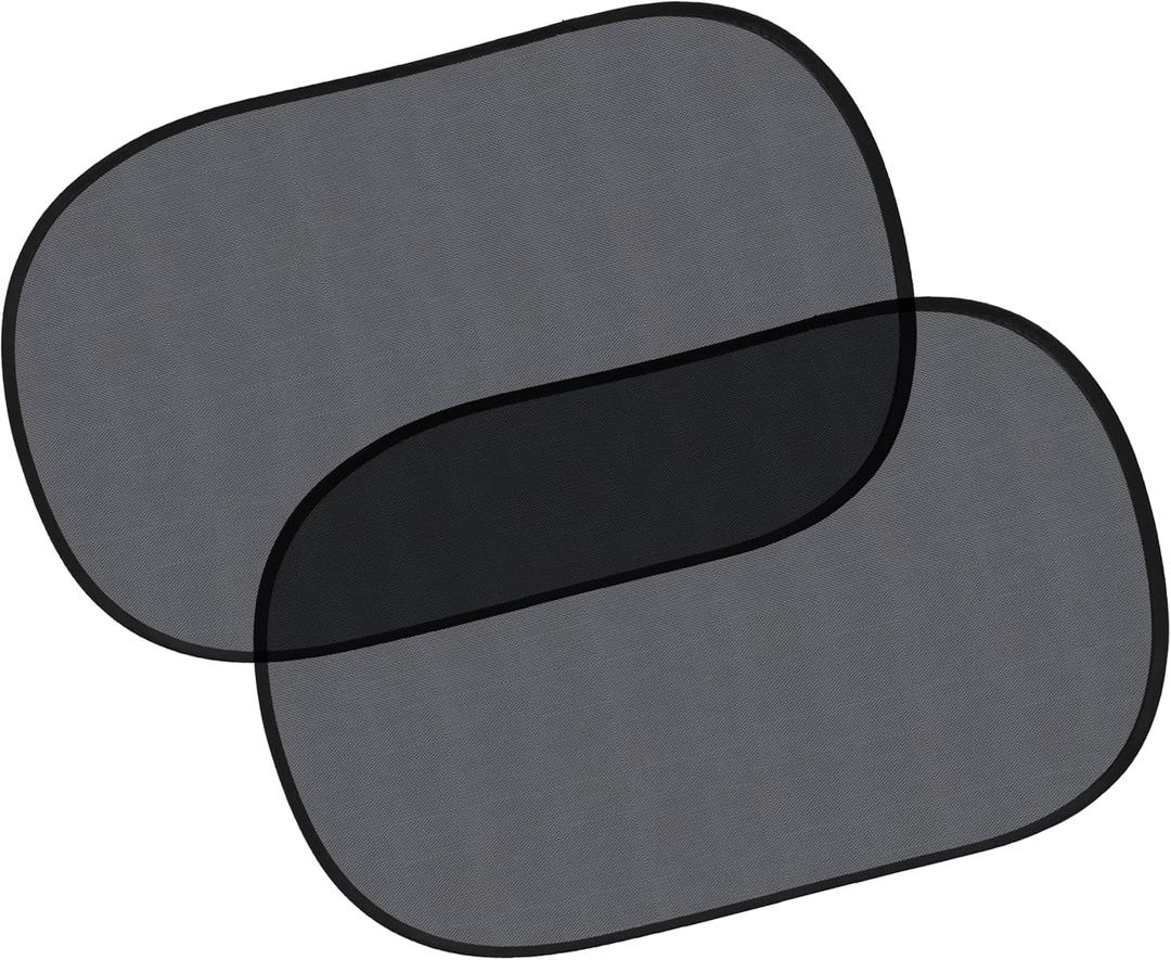 EcoNour Car Side Window Shades for Baby |2 Pack Side Window Sunshade for Kids | 18S Premium Static Cling |Automotive Sun Protection Baby from UV and Sun Glare |Car Accessories Large (21"x14")