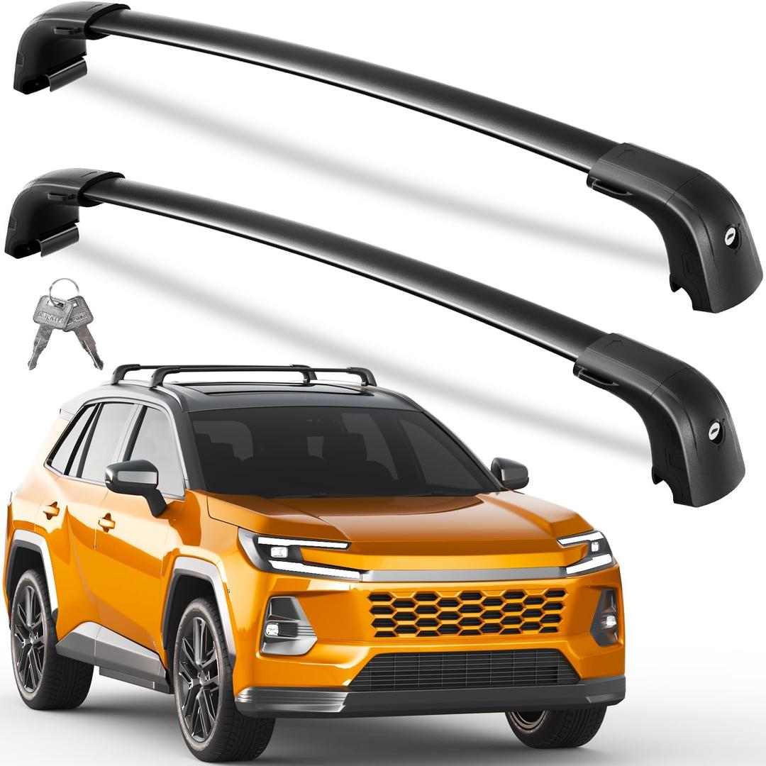Wonderdriver 300lbs Lockable Roof Rack Cross Bars for Toyota RAV4 2026