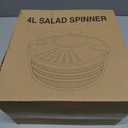 Salad & Lettuce Spinner,Large 4.2L - Quick Dry Fruit & Vegetable Washer with Locking Lid,Ergonomic Handle,BPA-Free (Green),Easy for Salads and Faster Food Prep