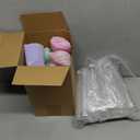 Glooglitter 24 Sets Microphone Candy Tubes Fake Colorful Prop, Microphone Rock Star Toy Candy Tube, for Karaoke Disco Theme Birthday Party Disco Singer Stage Costume Prop (Classic)