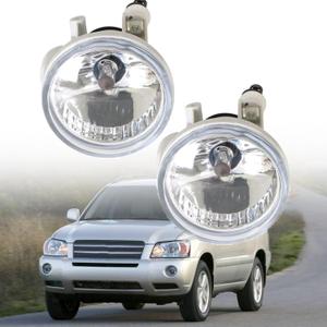 Fog Lamps Lights Replacement for Pri-us 2004-2009, Replacement for Highlander 2004-2007, Replacement for Echo 2003-2005