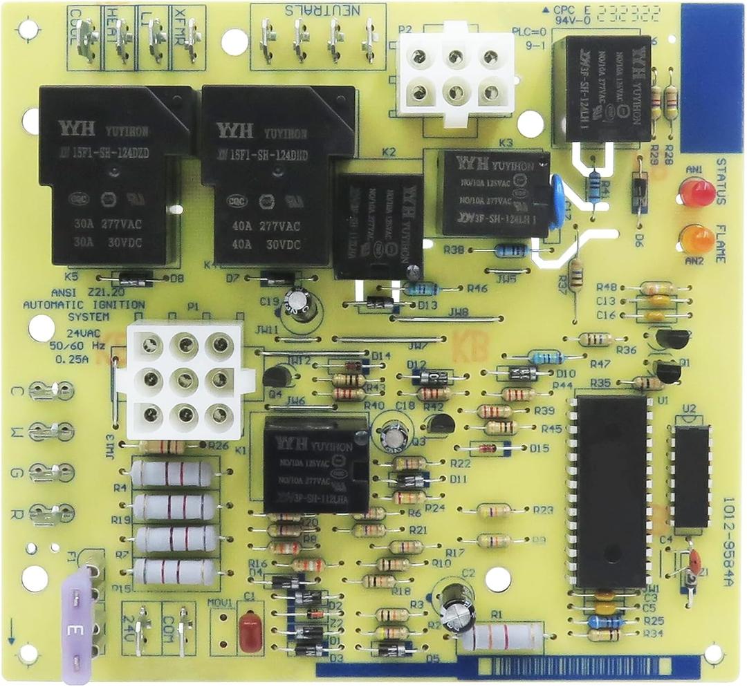 Upgraded 903429 Furnace Circuit Board Replacement For Nordyne Control Board 624602Furnace Control Circuit Board For Inter-Therm And Mill-Er M1 Furnace