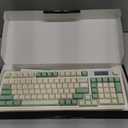 AULA S99 Pro Wireless Keyboard, Display Screen & Media Knob, Tri-Mode Bluetooth/2.4G/USB-C RGB Creamy Gaming Keyboard with Number Pad Macro Keys, Custom Computer Keyboards for Laptop PC Gamer - Green